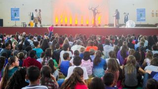 Espetáculo teatral chamou a atenção dos alunos