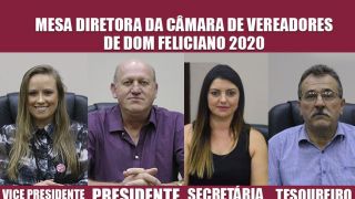 Nova eleição para mesa diretora da Câmara de Vereadores de Dom Feliciano elege Celso Jeske como presidente