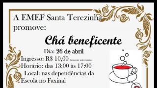 EMEF Santa Terezinha no Faxinal completa 42 anos e comemora com chá beneficente