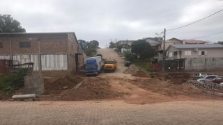 Obras da ponte e galeria na Rua Ivo Mainard estão na fase final