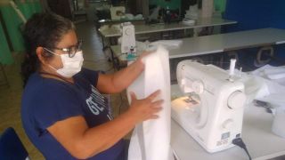 CORONAVÍRUS: Município de Amaral Ferrador está fabricando máscaras de proteção