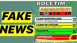FAKE NEWS: São falsos o áudio e o boletim que circulam afirmando casos de CORONAVÍRUS em Dom Feliciano