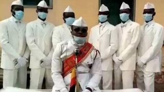 Grupo do meme do caixão faz apelo para pessoas ficarem em casa