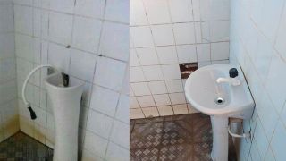 Banheiro público recebe reparos em Amaral Ferrador