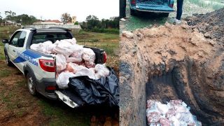 CORREÇÃO: Operação apreende mais de 583 Kg de carne em Dom Feliciano