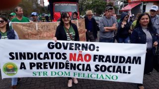 Dom Feliciano marcou presença no 9º Grito de Alerta em Santa Cruz