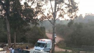 CORREÇÃO: Colisão entre carro e caminhão deixa duas pessoas feridas no interior de Dom Feliciano