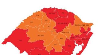 Governo coloca 12 regiões na bandeira vermelha no mapa prévio do Distanciamento Controlado