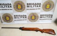 Brigada Militar prende indivíduo com arma de pressão modificada